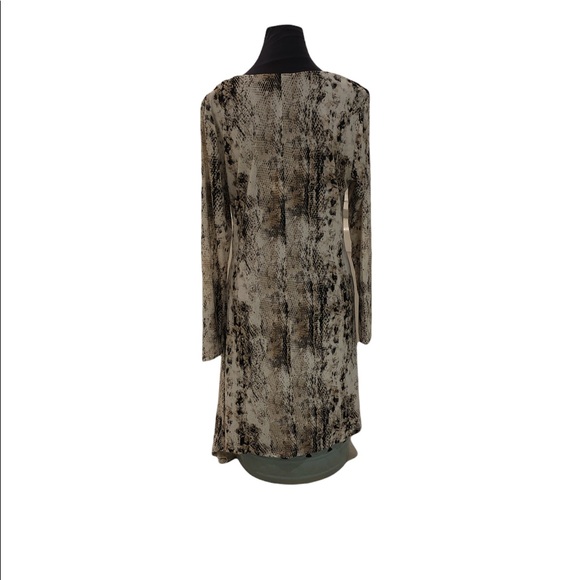 H Halston Jet Set Rushed Side Drape Dress - Picture 4 of 7